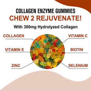 Bonbons Gélifiés Oursons Bio Personnalisés OEM/ODM (60 unités) – Vitamines pour Adultes, Soutien Immunitaire, Enzymes, Collagène, Éclaircissement de la Peau - Product Image 5