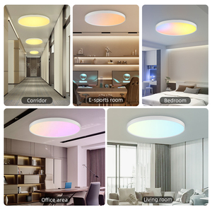 Vòng Gradient Skylight Môi Trường Xung Quanh Thiết Kế Hiện Đại Trần Chiếu Sáng Đa Năng <span class=keywords><strong>LED</strong></span> Đèn Cho Phòng Khách Phòng Ngủ Khách Sạn Văn Phòng - Product Image 5