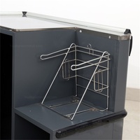 Dépanneur Petite Caisse Enregistreuse Caisse Mini Carré Design Shopping Bag Rack pour Entreposage Supermarché Fournitures