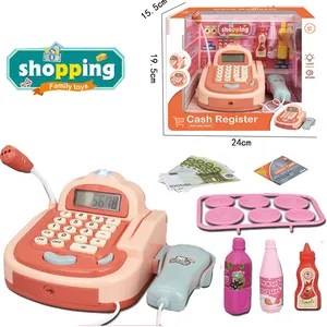 Hot Sale Toy Kassierer Register Anpassen Multifunktion ale elektrische Registrier kasse Set Spielzeug für Kinder