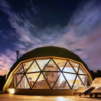 Haute sécurité en plastique gonflable clair Glamping Cottage jardin bulle dôme enfants Camping tente