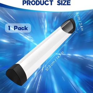 Custom Eco-Friendly Durable Transparent PC <b>Plastic</b> <b>Packaging</b> Tube with Flexiloop Handle and Round Shape for Cosmetic Use - Product Image 6