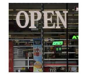 Letrero LED abierto las <span class=keywords><strong>24</strong></span> <span class=keywords><strong>horas</strong></span> para tienda, hotel de negocios, <span class=keywords><strong>cafetería</strong></span>, bar, tiendas para publicidad comercial con fuente de luz de tubo LED - Product Image 2