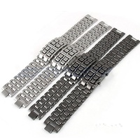 Montre-bracelet numérique de luxe unisexe noire et argentée, étanche, sportive, carrée, avec alarme, affichage LED en alliage métallique, design cool
