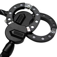 Le plus récent verrou de chaîne de menottes serrure de Scooter électrique Durable hautement cotée en gros accessoires de vélo réinitialisables serrure de vélo