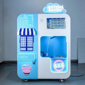 Máquina Inteligente para Hacer Algodón de Azúcar con <span class=keywords><strong>7</strong></span> Compartimentos, 36 Diseños Florales, Segura y Antirrobo para Supermercados y Parques de Atracciones - Product Image 3