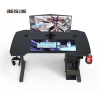 Bureau de jeu innovant avec éclairage RVB et hauteur réglable pour une configuration de jeu complète