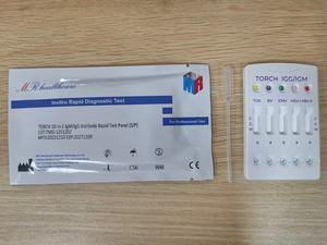 Kit de test à domicile MR TORCH pour la détection de <span class=keywords><strong>Toxo</strong></span>, Rubéole, CMV, HSV IgG/<span class=keywords><strong>IgM</strong></span>, idéal pour la prévention des infections congénitales chez les femmes enceintes - Product Image 1