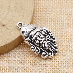 Pendentif Tête <span class=keywords><strong>de</strong></span> Père Noël Multicolore en Alliage <span class=keywords><strong>de</strong></span> Zinc pour Fabrication <span class=keywords><strong>de</strong></span> Colliers et Bracelets DIY, Fournitures en Gros pour Bijoux <span class=keywords><strong>de</strong></span> Fêtes - Product Image 2