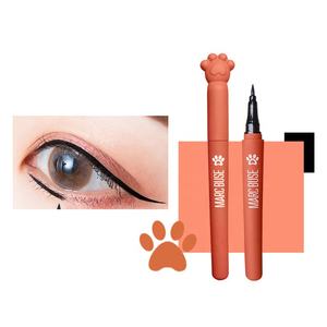 <span class=keywords><strong>Eyeliner</strong></span> liquide noir à la patte de chat mignon, séchage rapide, imperméable, avec composition chimique de marque privée, emballage en boîte - Product Image 4