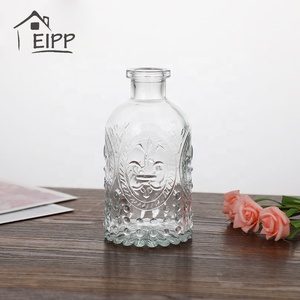 Vases à fleurs en verre Art Déco avec logo personnalisé pour centres de table de mariage et décoration intérieure - Product Image 6