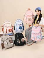 Sacs à dos de dessin animé adorables pour filles, grande capacité, sacs à livres pour élèves du primaire, cartable imperméable, Mochilas