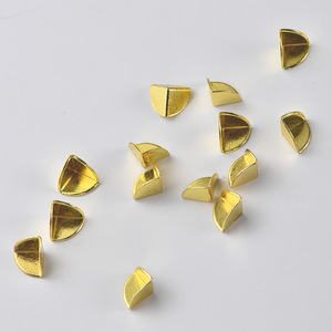 Gold <b>Corner</b> <b>Protectors</b> 9mm Zinc Alloy Protective Hardware For Bags Luggage Anti Collision - Product Image 2