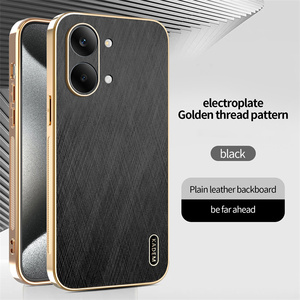 Étui de protection élégant en cuir électroplaqué Lichicase Premium pour vivo S60 T5 Pro IQOO 15T avec protection d'objectif - Product Image 3