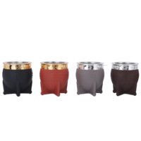 Vente en gros personnalisé 180ML double paroi en acier inoxydable 304 gourde Yerba Mate tasse métal paille cuillère élégante 304 Liner Yerba cadeau tasse