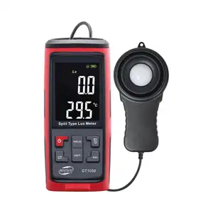 Dijital işık ölçer parlaklık Tester Lux UV radyometre Lux metre LCD Illuminometer fotometre parlaklık Tester