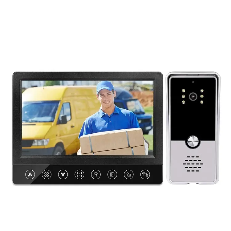 2mp Smart Intercom Doorbell Video Door Phone 110V Wired Apartment Audio Intercom System Camara Video Door Bell