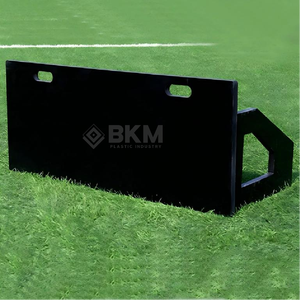 Nhà máy trực tiếp có thể gập lại HDPE nhựa bóng đá phục hồi Hội Đồng Quản trị đào tạo bóng đá tường và phục hồi thiết bị - Product Image 1