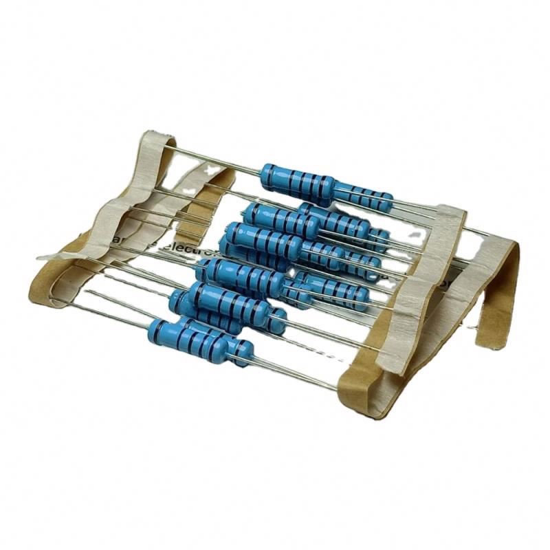 1R 10R 33R 39R 47R 100R 200R 300R 470R 1K 2K 10K 100K Ohm 3W 1% пятицветный кольцевой металлический пленочный резистор