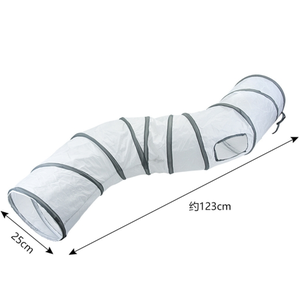 2024 nuovo <span class=keywords><strong>Tunnel</strong></span> per gatti bianchi forma a forma di T forma a forma di gatto giocattoli <span class=keywords><strong>Tunnel</strong></span> pieghevoli - Product Image 6