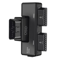 Câble adaptateur bidirectionnel OBD2 16 broches/16 cœurs OLIVER universel pour voitures, camions et véhicules à énergie nouvelle, connecteur DC5521 12-24V