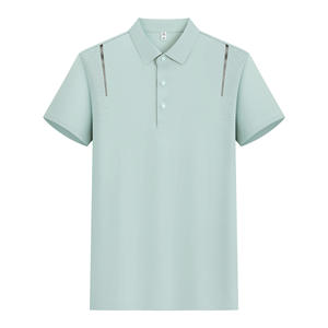 Deportes de verano para hombres y mujeres, ocio para Polo 7A, estampado de solapa de seda helada antibacteriana, uniformes de Golf de negocios para correr y Fitness - Product Image 4