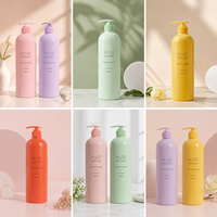 Bouteille de shampoing grande capacité 1L, distributeur de savon liquide en plastique 1000ml avec pompe à lotion pour après-shampoing et gel douche