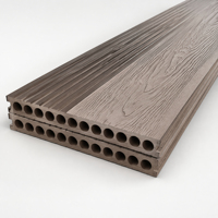 Terrasse en composite bois-plastique écologique haut de gamme, imperméable, antidérapante, à grain de bois, pour jardin, patio, cour extérieure