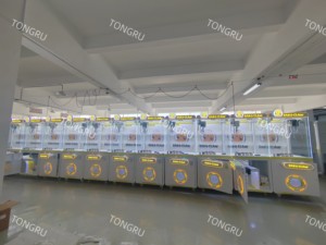 Clawcade búp bê Catcher trò chơi máy Arcade với hóa đơn chấp nhận tiền mặt thẻ tín dụng đồng tiền hoạt động đồ chơi Claw cần cẩu Claw máy để bán - Product Image 6