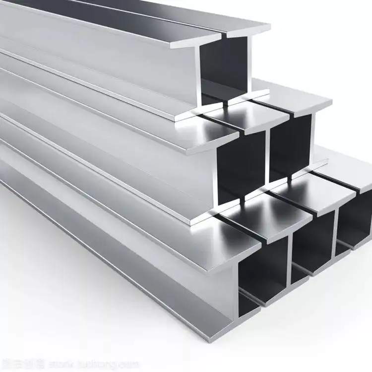 High Quality Iron Steel H Beams Ss400 Standard Hot Rolled Steel H-beams for building materials
