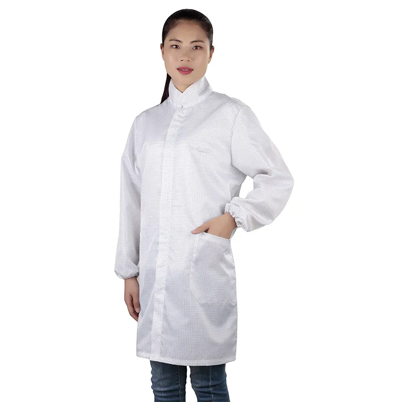 Großhandel Kleidungs stück Sicherheits tuch Reinraum und anti statische Mantel Kittel zur Verwendung in EPA Modell C0110
