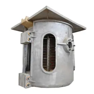 อดีตทำงานความถี่ปานกลาง1ตันทองแดงละลายเหนี่ยวนำเตาไฟฟ้า - Product Image 1