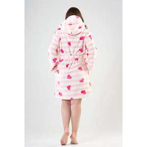 ชุดนอนผู้หญิงไซส์ XXL ผ้าเนื้อนุ่ม มีฮู้ด แขนยาว มีกระเป๋า ชุดคลุมสั้น - Product Image 2