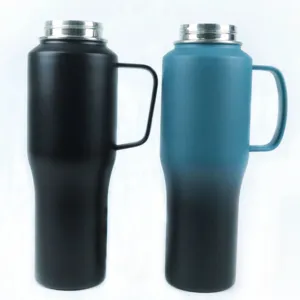 32Oz/40Oz Waterfles Vacuüm Dubbele Wand Roestvrijstalen Thermos Auto Tuimelaar Nieuwe Producten Thermosflessen Met Handvat