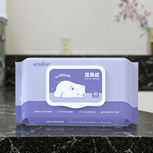 बैक्टीरियोस्टेसिस और बवासीर दमन कच्चे लकड़ी के साथ गीला शौचालय कागज के साथ गीला शौचालय पेपर - Product Image 4