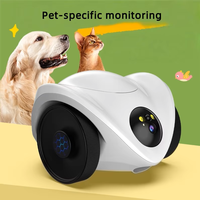 Kamera Pemantau Hewan Peliharaan Pintar 360 Ai GPT Robot Cerdas dengan Dispenser Camilan, Kontrol Aplikasi Wifi, Terbaru di 2026
