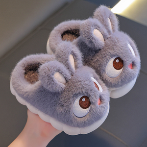 Chaussons en coton pour enfants, pantoufles chaudes antidérapantes pour filles, chaussures en coton pour garçons, chaussures en coton pour tout-petits - Product Image 5