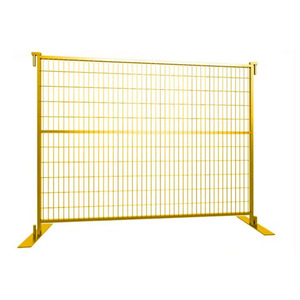 Đa chức năng xây dựng trang web tạm thời hàng rào 6ft x 9ft + Chân cơ sở đầy đủ kim loại hàng rào an ninh tạm thời - Product Image 1