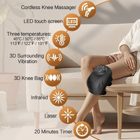 Neues Modell Elektrisches Heiz-Knie- und Ellbogengerät für den Heimgebrauch mit Airbag-Druck, Rotlicht und Wärme-Kniemassagefunktion
