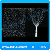 Guirlande LED pour décoration de mariage, 2x3m, couleur blanche, extérieur, étanche IP44, AC 85-265V