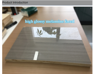 Panneau de placage stratifié en PET de première qualité, finition brillante/super mate, écologique E0, 18 mm, pour cuisine - Product Image 2