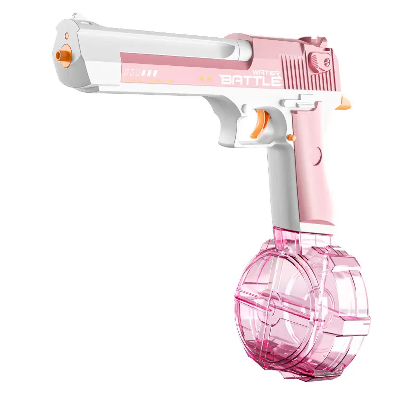 Pistola de agua eléctrica para niños, pistola de juguete automática, pistola de agua, batería, súper empapador, resistente al agua, potente