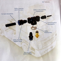 93150149 Modulares Rohrfitting-Gewindeanschlussteil für LKW-Luftbremsen-Pneumatikverbinder Passender Schraubanschluss