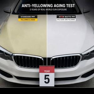 Film de protection de peinture XP3M PPF 7,5 mil haute performance, garantie 5 ans, TPU, PPF couleur, PPF mat, PPF satiné, PPF coloré - Product Image 2