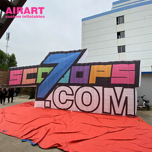 Logotipo Inflable Decorativo Publicitario, Logotipo Inflable de Figura <span class=keywords><strong>Famosa</strong></span>, Tablero Publicitario de Pared - Product Image 5