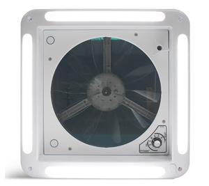 Pièces de caravane 12 volts 280*280mm évent de toit avec lumière LED pour petite remorque de voyage remplacement d'évent de véhicule utilisé - Product Image 6