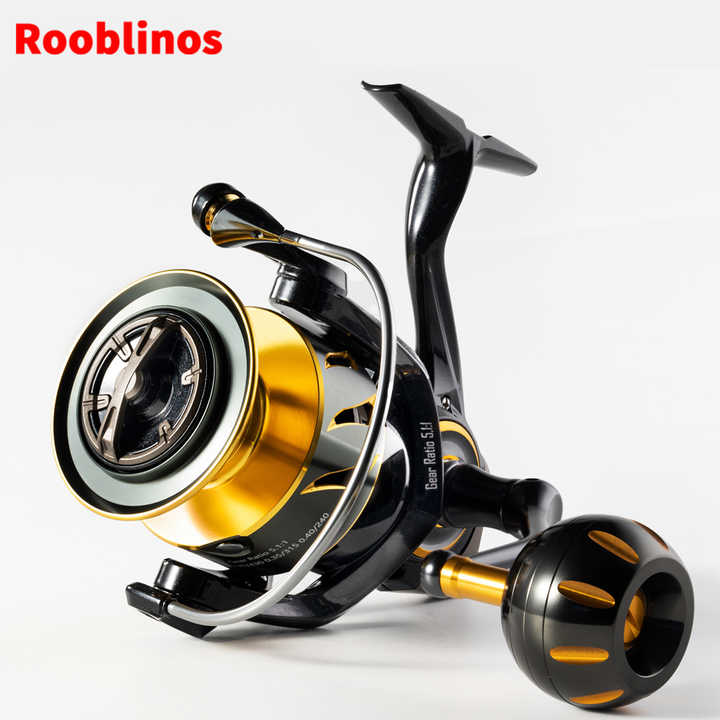 4000 saltwater spinning reel KastKing Kapstan Elite High Speed 8000/Manual Bail / 4.9:1 Constructed with durable power Rooblinos SW Saltwater Spinning Fishing