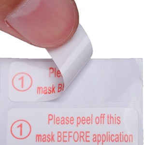 Mobile <b>Phone</b> Screen <b>Protector</b> PET Film Bubble Free Easy Peel Adhesive Label Red Blue 1.2 Size For Mobile Devices - Product Image 5