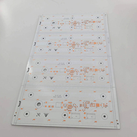 Ampoule Led PCB en aluminium 1.6T 1Oz, Circuit imprimé Source Led pour l'éclairage, les panneaux lumineux, l'éclairage de vitrine de bijoux