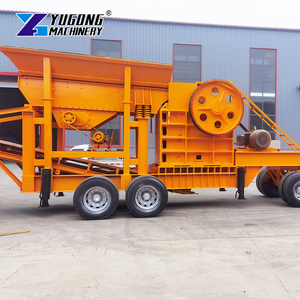 YG Hot Sale Pe150x250 Mobile Gold Ore diesel Rock <strong>Jaw</strong> <strong>Crusher</strong> Machine Stone <strong>Crusher</strong> with Vibrating Screen - Product Image 3